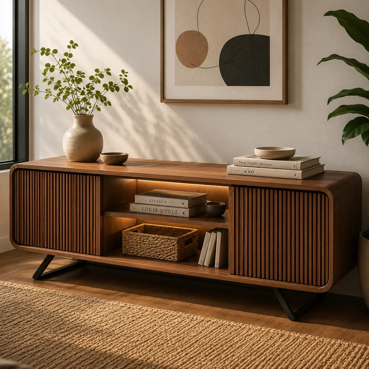 Fluted Sideboard — woodworking plan project