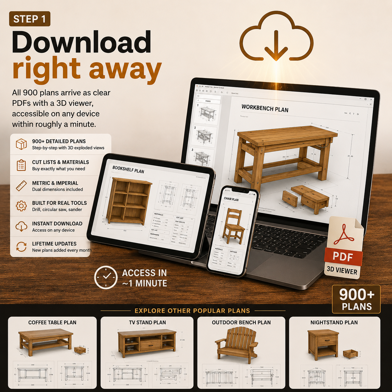 STEP 1: Download right away
