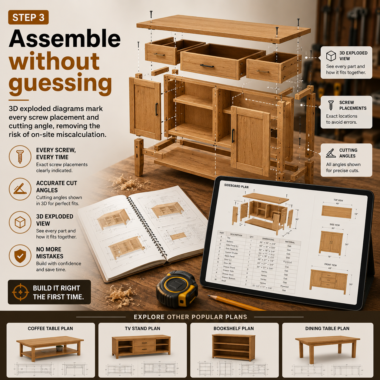 STEP 3: Assemble without guessing