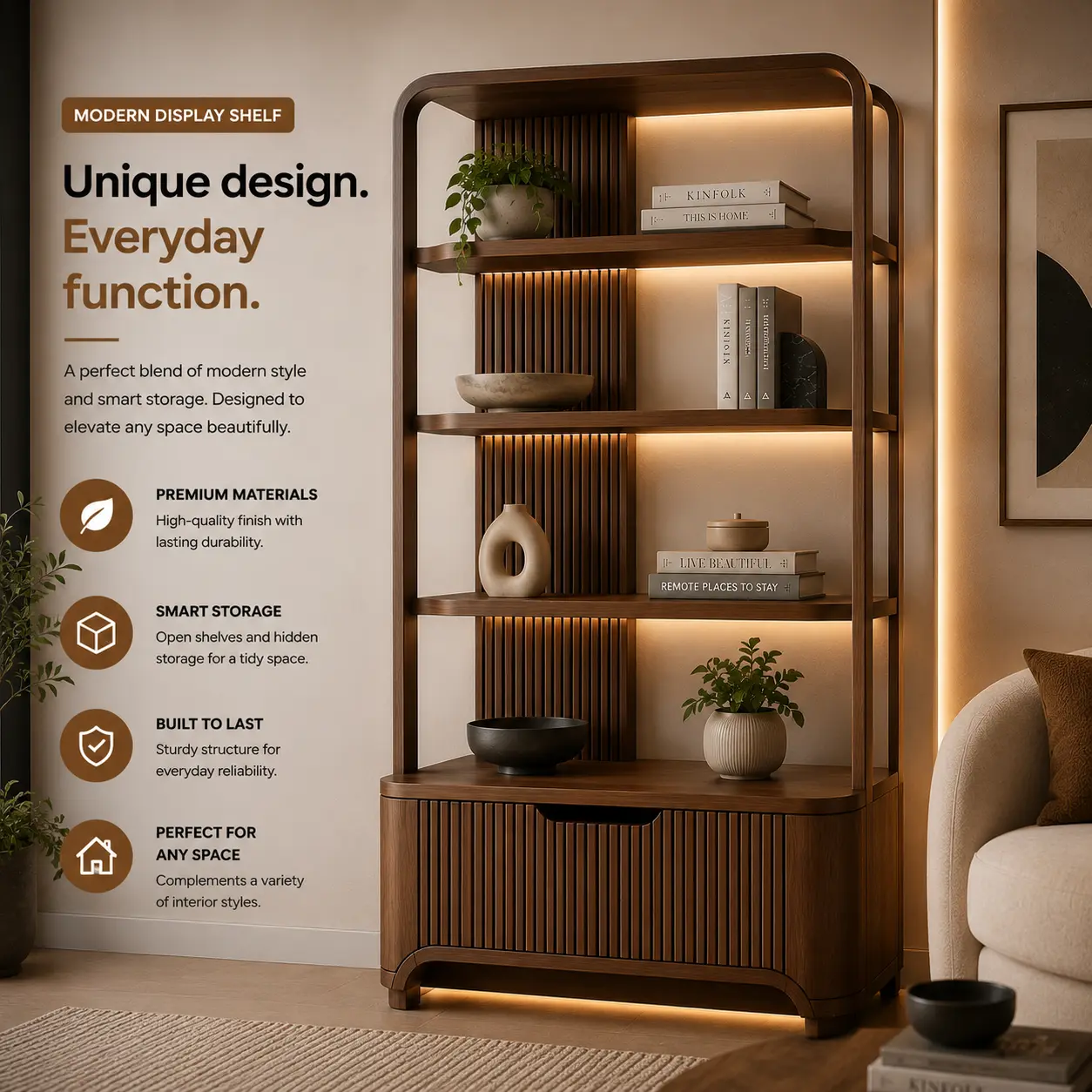 Display Shelf — woodworking plan project