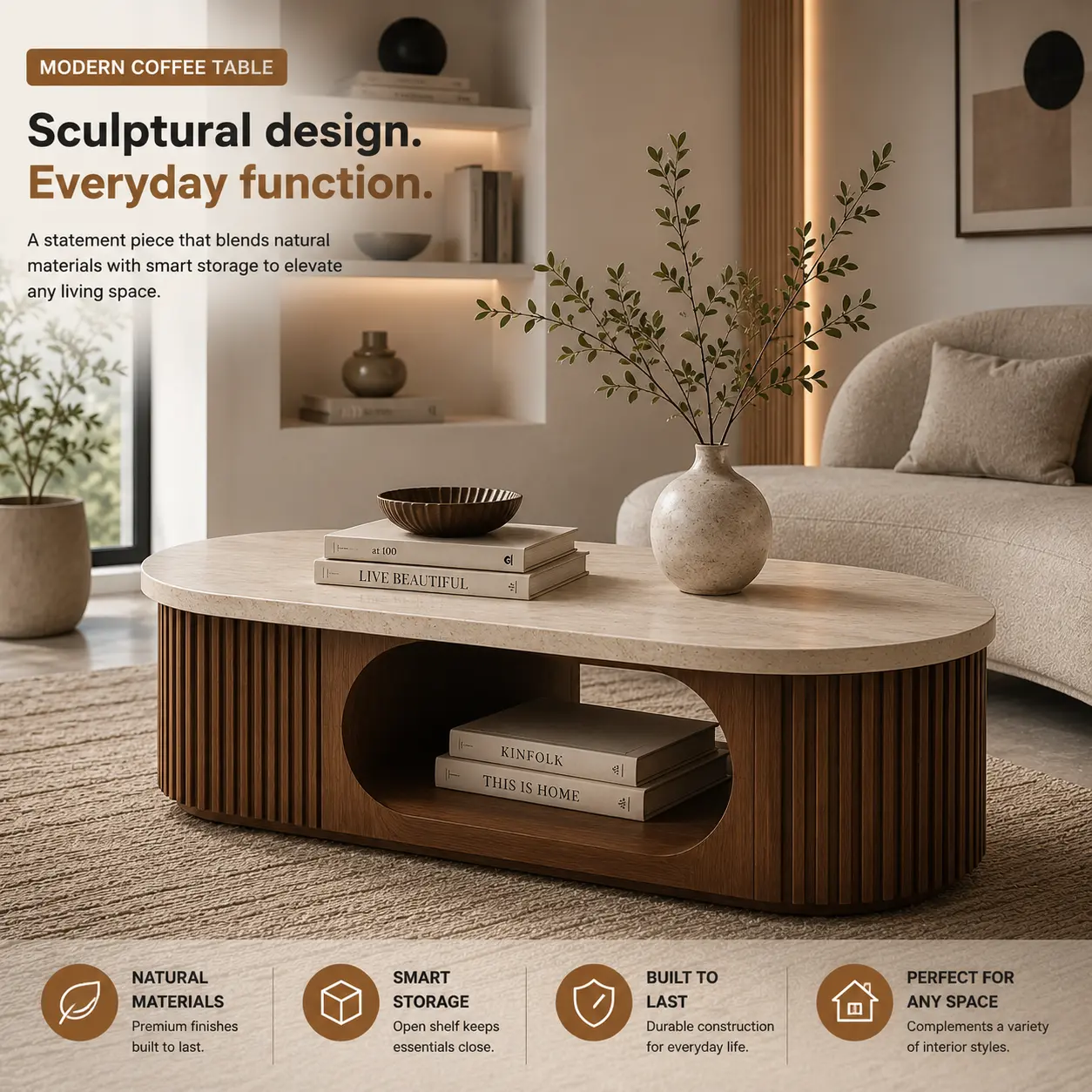 Sculptural Coffee Table — woodworking plan project
